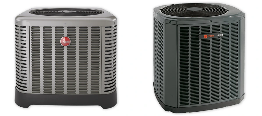 Rheem & Trane air conditioners