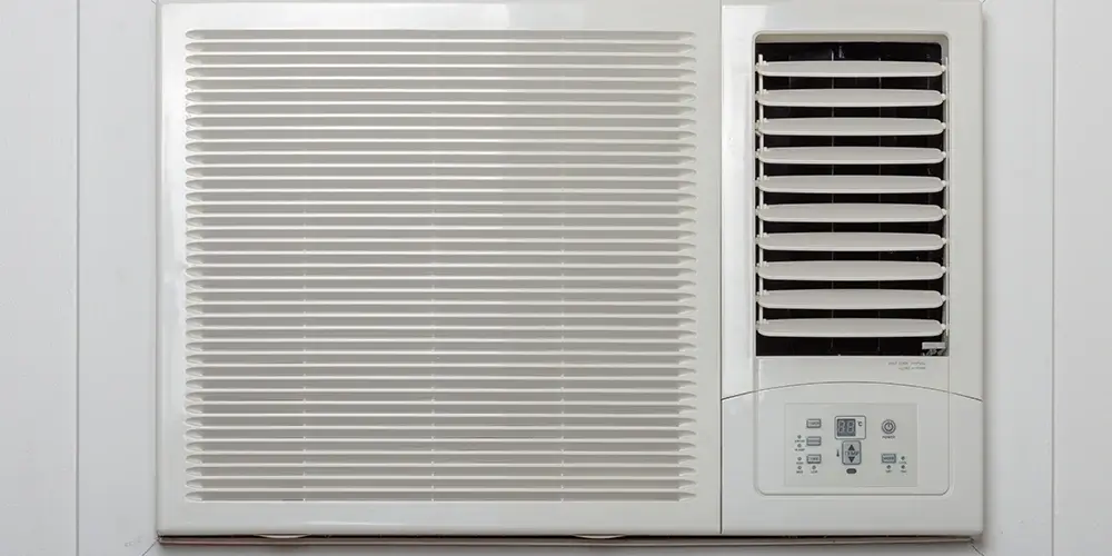 A standard wall air conditioner