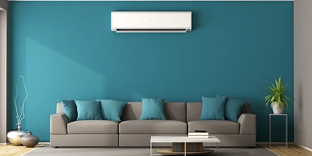 An elegant ductless air conditioner
