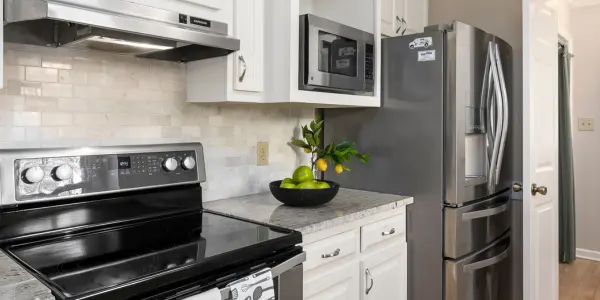 Appliances in a modern kitchen